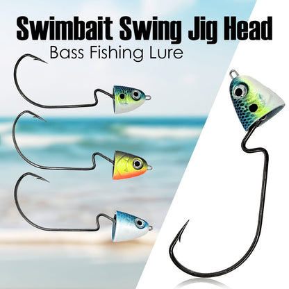 Reaction Tackle Tungsten Swing/ Swimbait Jig Heads - The Snag Bin