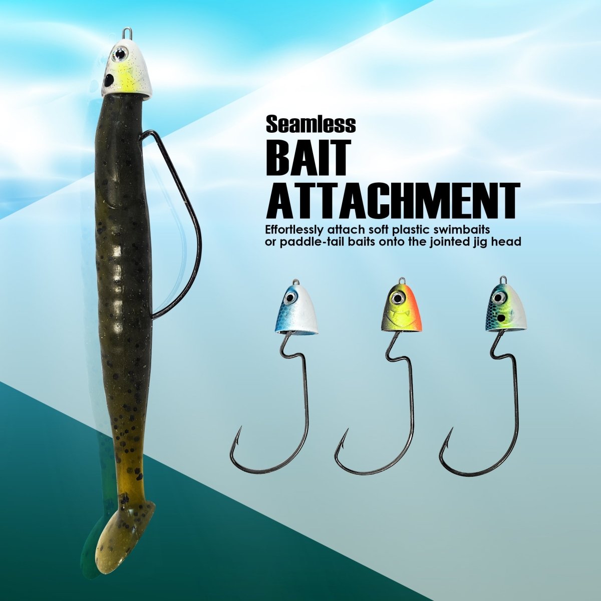 Reaction Tackle Tungsten Swing/ Swimbait Jig Heads - The Snag Bin