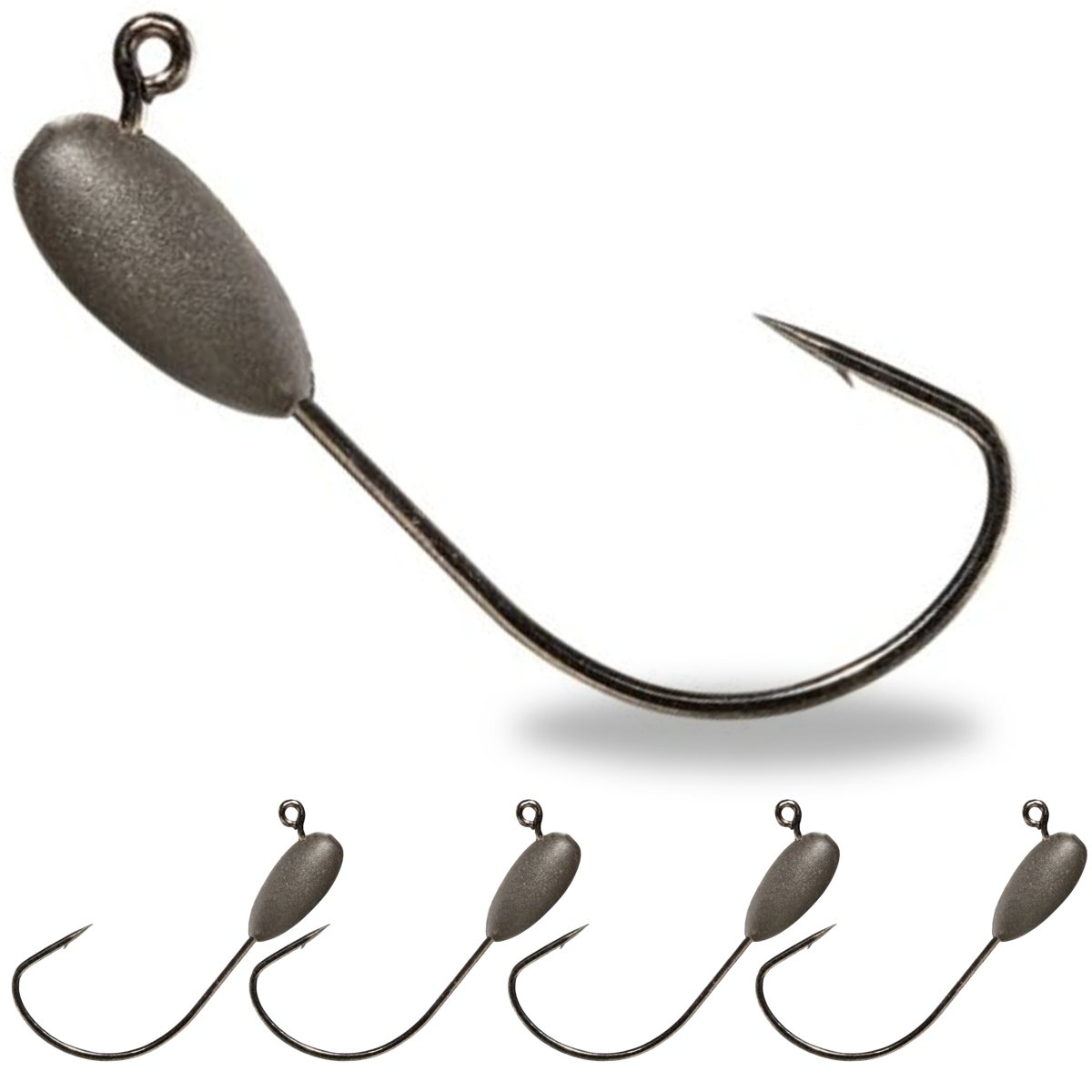 Reaction Tackle Tungsten Tube Jig Heads - 5 - Pack - The Snag Bin