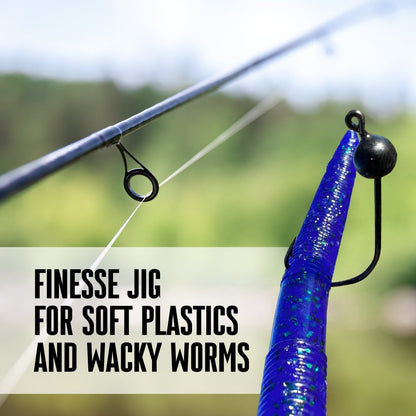 Reaction Tackle Tungsten Wacky Jig Heads (5 - PACK) - The Snag Bin