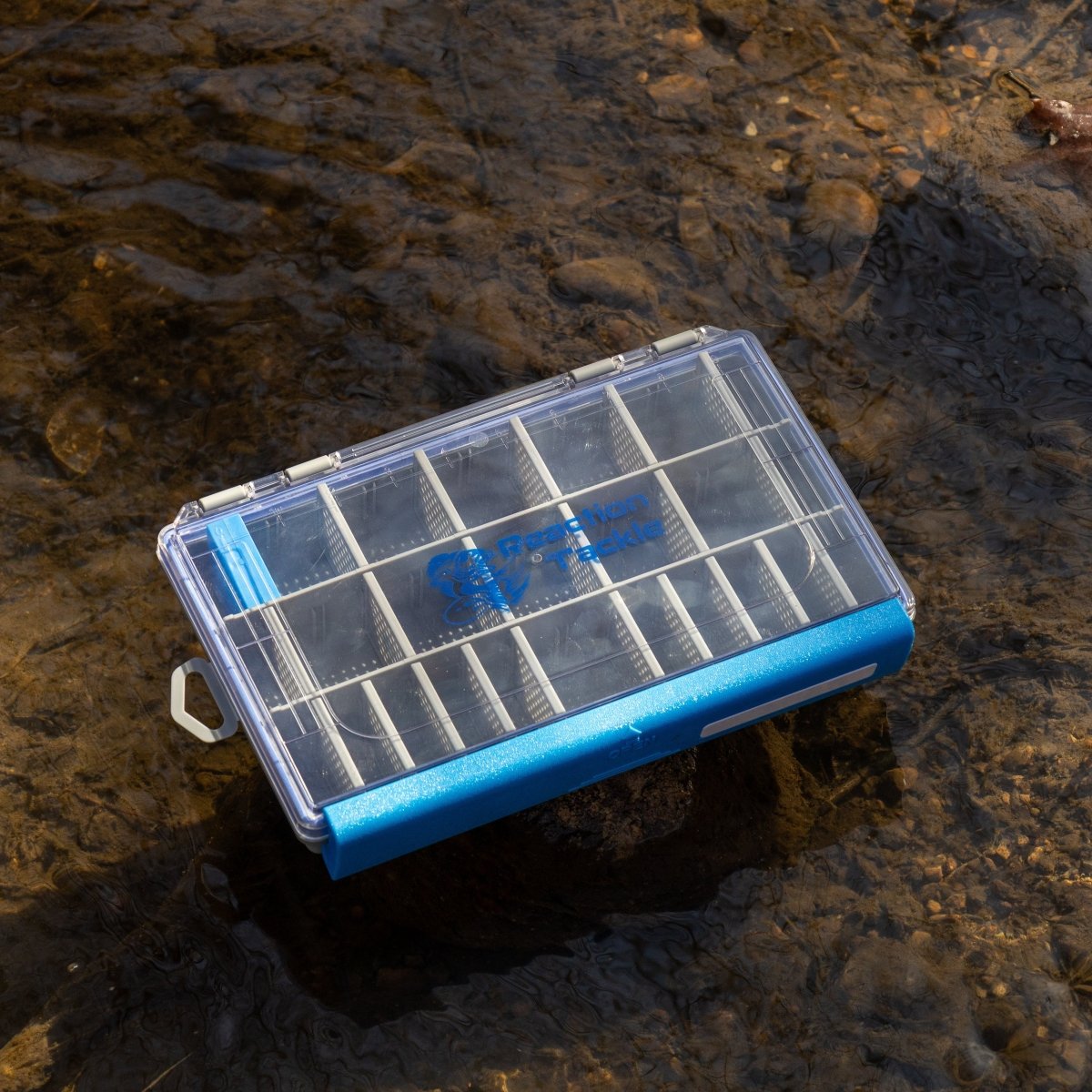 Reaction Tackle Ultra Elite Tackle Tray - Water Resistant with Single Clip Design - New - The Snag Bin