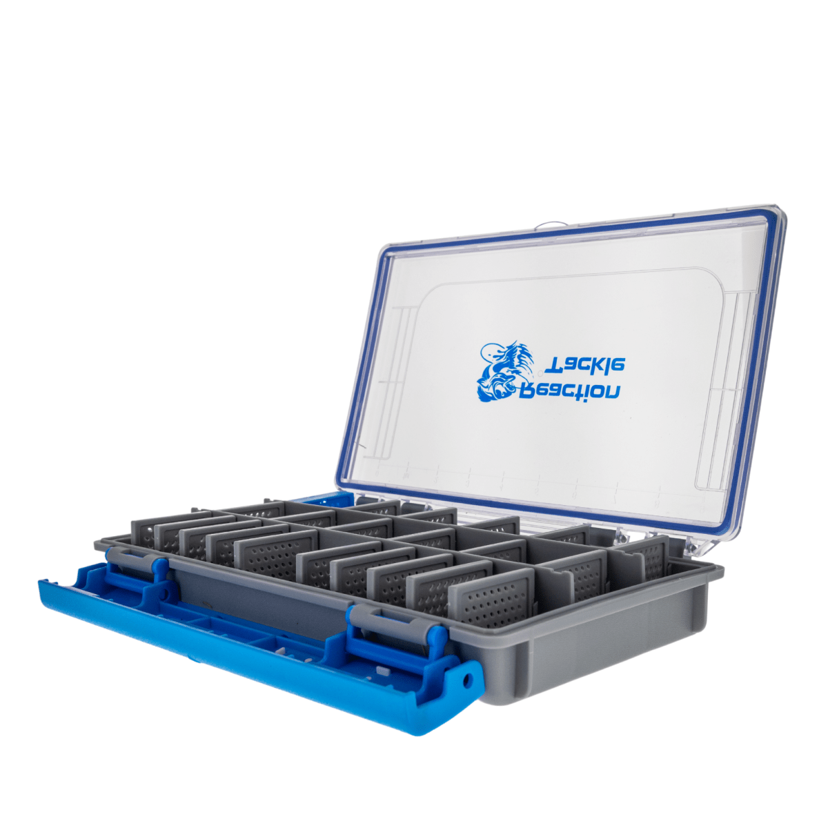 Reaction Tackle Ultra Elite Tackle Tray - Water Resistant with Single Clip Design - New - The Snag Bin