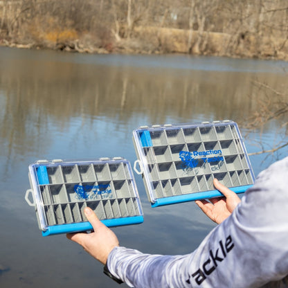 Reaction Tackle Ultra Elite Tackle Tray - Water Resistant with Single Clip Design - New - The Snag Bin