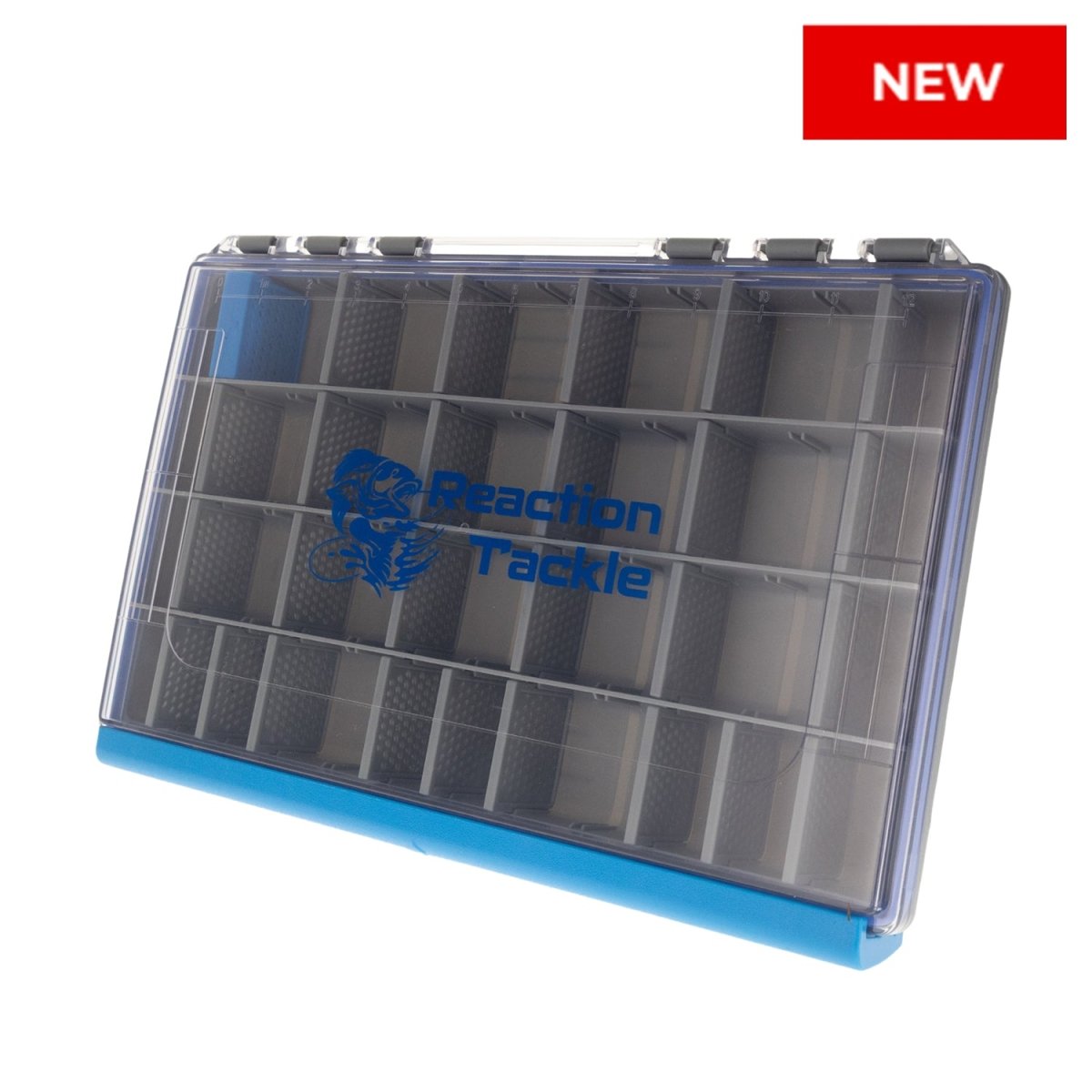 Reaction Tackle Ultra Elite Tackle Tray - Water Resistant with Single Clip Design - New - The Snag Bin