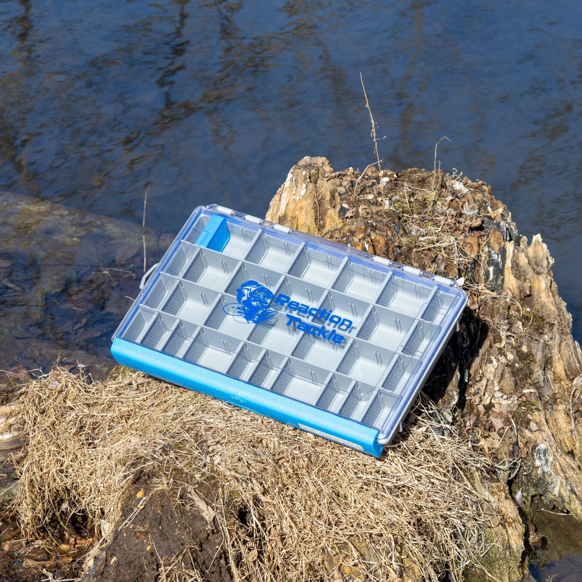 Reaction Tackle Ultra Elite Tackle Tray - Water Resistant with Single Clip Design - New - The Snag Bin