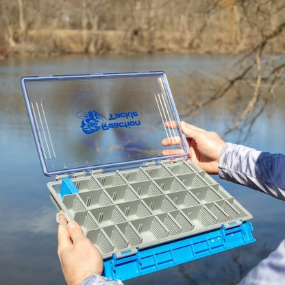 Reaction Tackle Ultra Elite Tackle Tray - Water Resistant with Single Clip Design - New - The Snag Bin