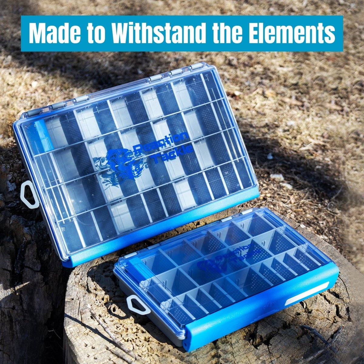 Reaction Tackle Ultra Elite Tackle Tray - Water Resistant with Single Clip Design - New - The Snag Bin