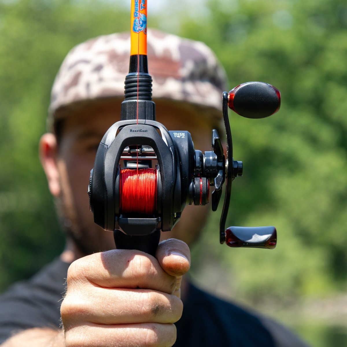 Reaction Tackle X8 Braided Fishing Line - NO FADE Red 8 Strand - NEW - The Snag Bin