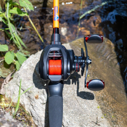 Reaction Tackle X8 Braided Fishing Line - NO FADE Red 8 Strand - NEW - The Snag Bin