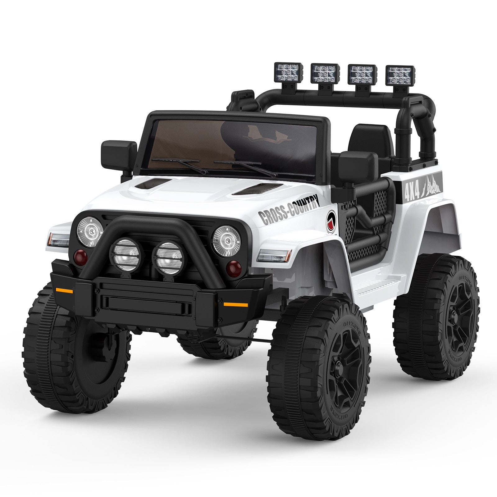12V Battery-Powered Electric Ride-On Jeep Car for Kids with Remote Control Toy
