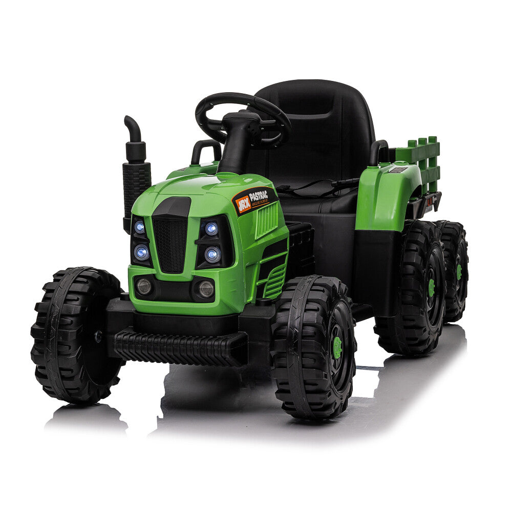 24V 400W Electric Ride-On Tractor Toy with Trailer
