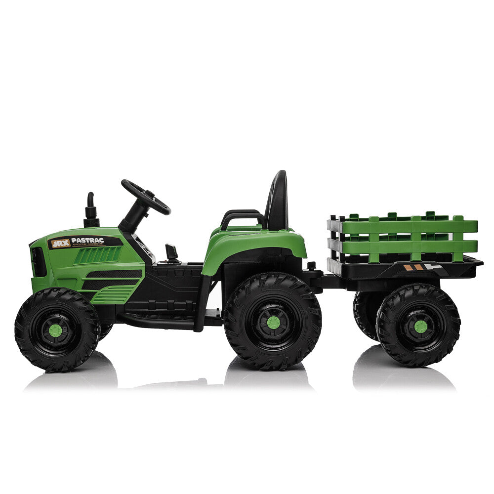 24V 400W Electric Ride-On Tractor Toy with Trailer