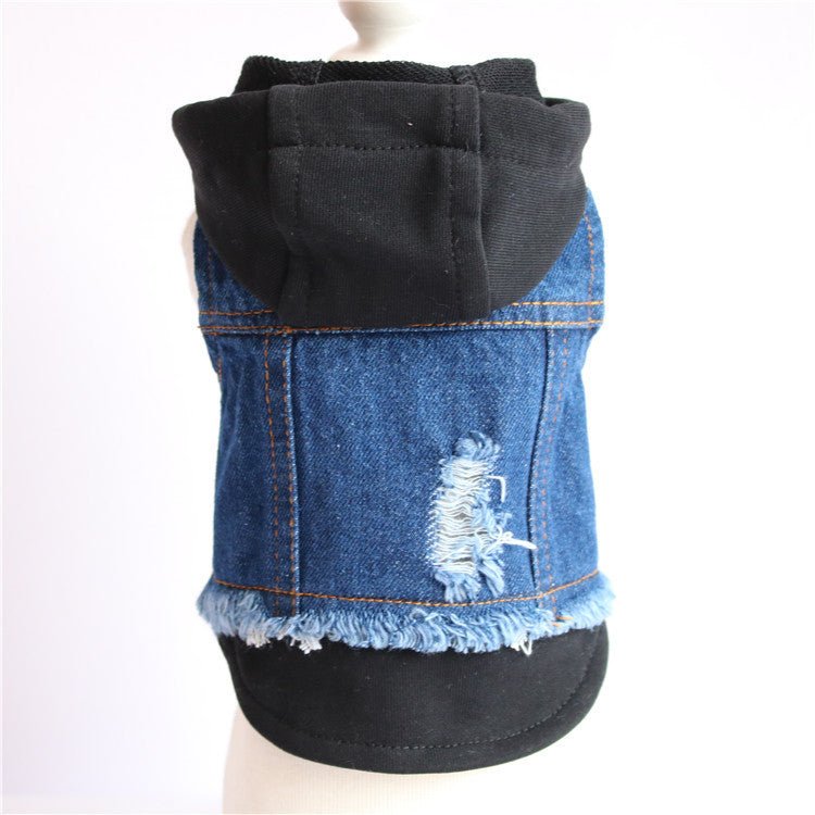 ripped denim vest - The Snag Bin