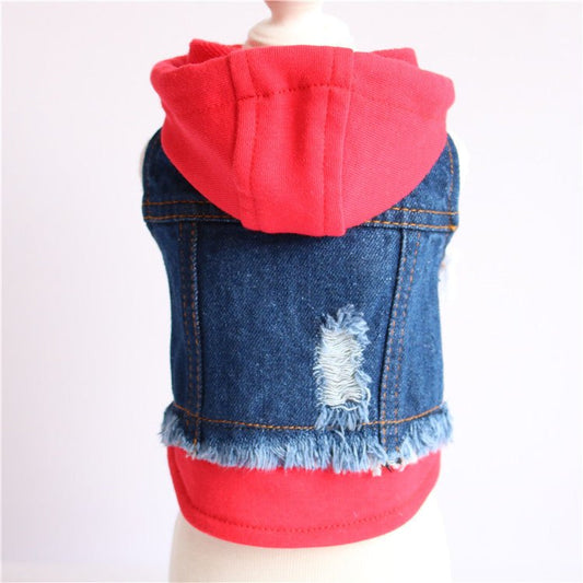 ripped denim vest - The Snag Bin