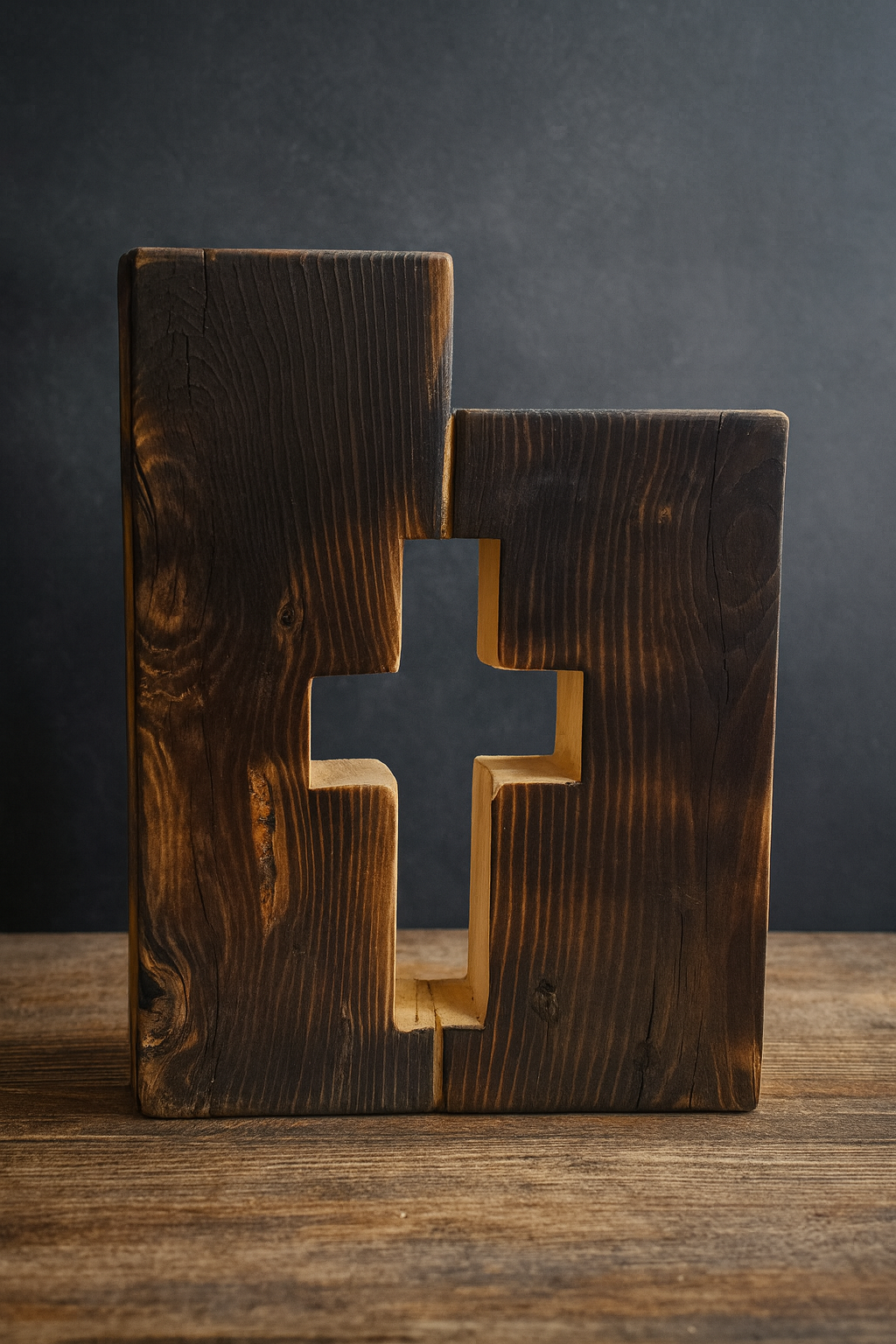 Wooden faith cross
