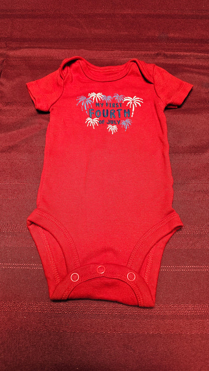 Carters fourth of July onesie