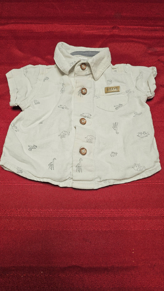 Carters newborn button down
