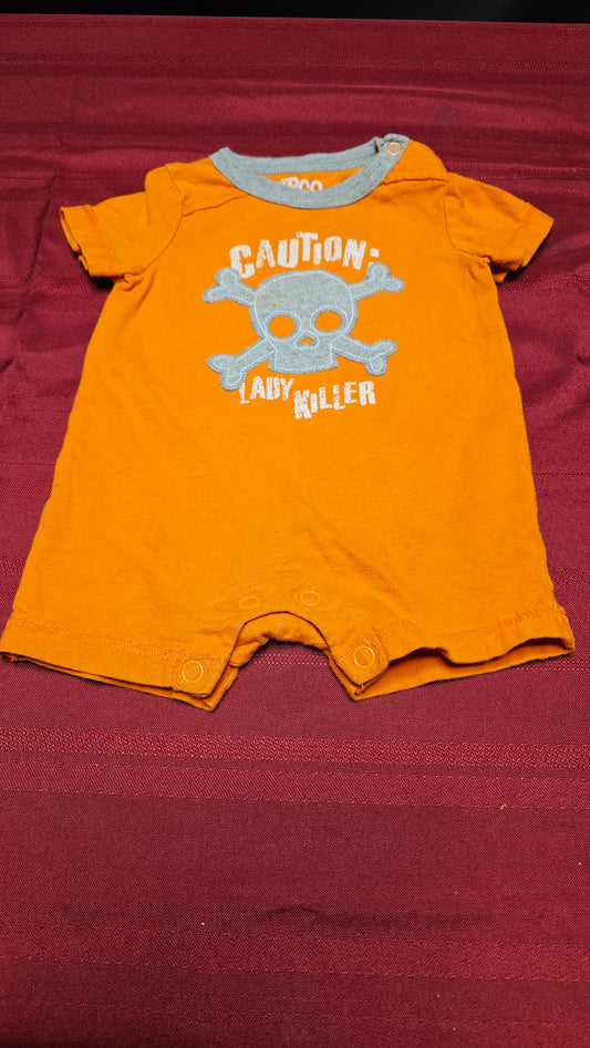 Circle newborn romper