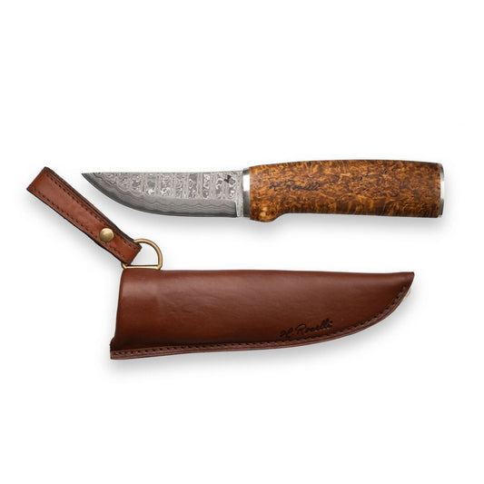 Roselli RD 300P The Hunting Knife, Damascus - The Snag Bin