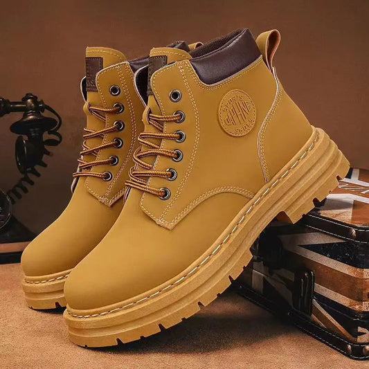 Same Style for Couples Autumn and Winter Ankle Boot Platform Increase Women's Shoes New 2023 Waterproof Women's Boots V.I.P Digital Presence   The Snag Bin
