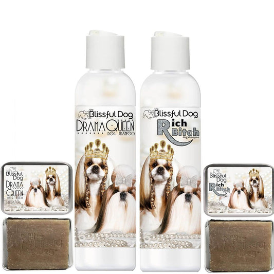 Shih Tzu Rich Bitch & Drama Queen Shampoo - The Snag Bin