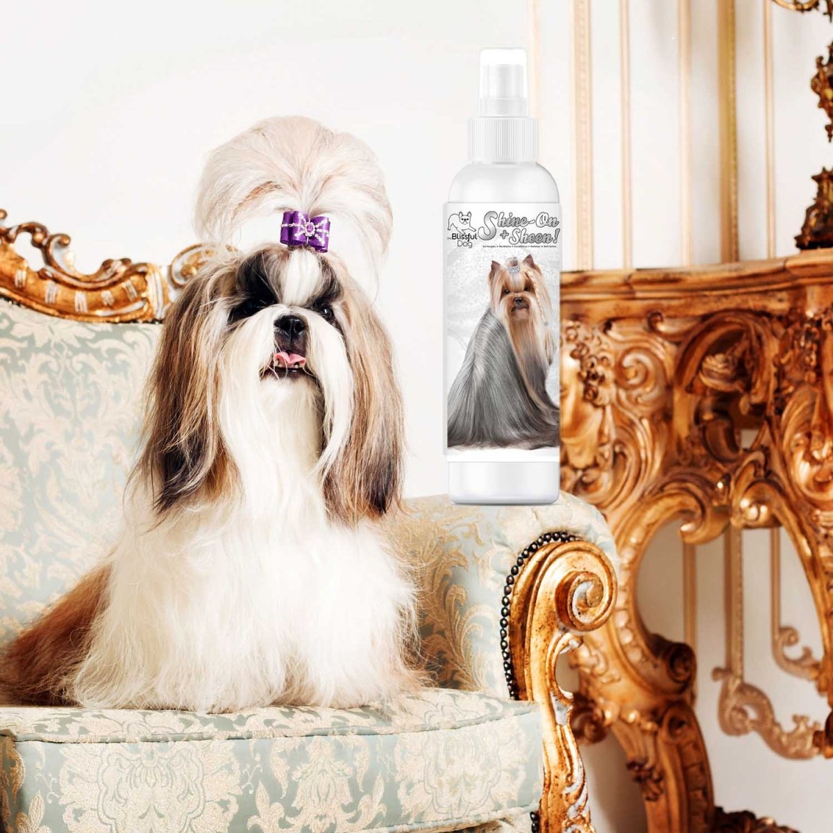 Shine - On+Sheen Dog De - Tangling Coat Spray - The Snag Bin