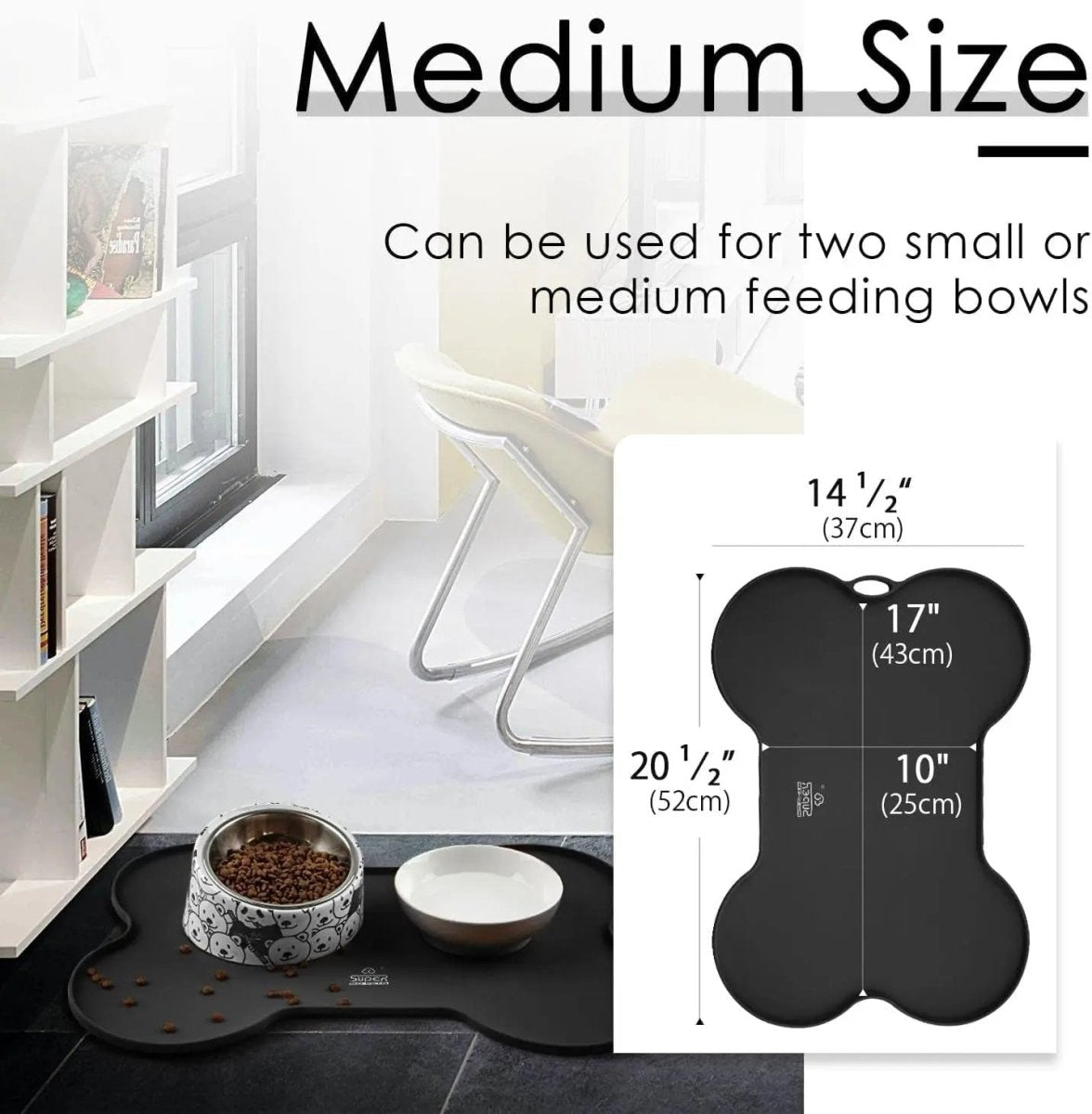 Silicone Non Spill Cat Feeding Mat Puppy Placemat Waterproof - The Snag Bin