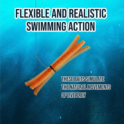 Soft Plastic Wacky Worms 5.5in - 24 Pack - The Snag Bin