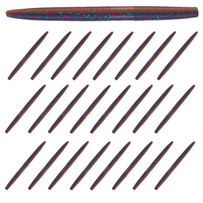 Soft Plastic Wacky Worms 5.5in - 24 Pack - The Snag Bin