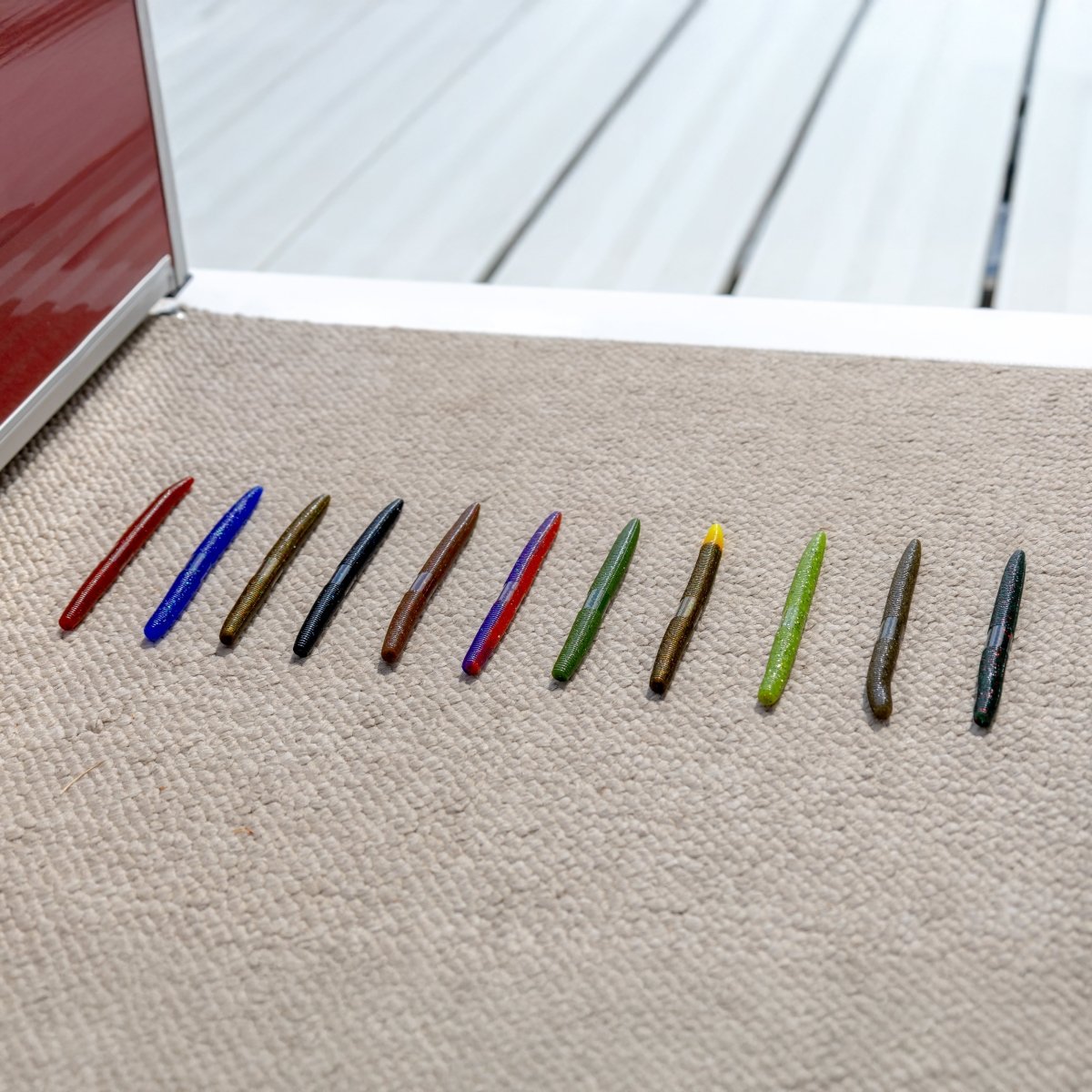 Soft Plastic Wacky Worms 5.5in - 24 Pack - The Snag Bin