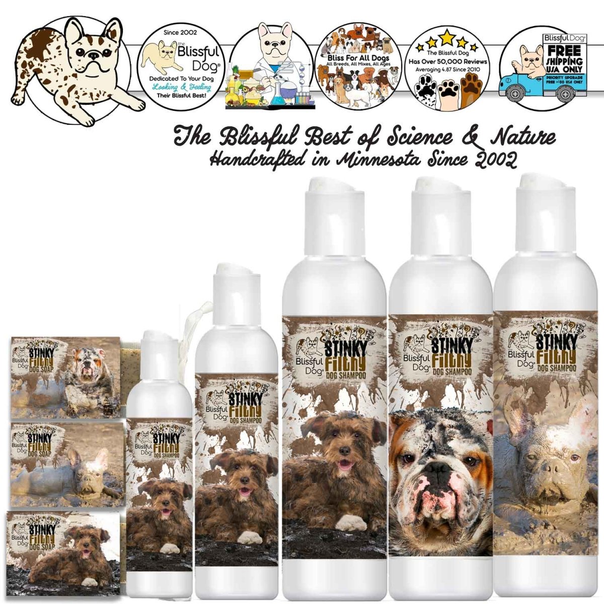 Stinky Filthy Dog Shampoo & Soap - The Snag Bin