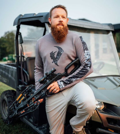 Sunrise Crewneck - Gray Vycah Pullover  The Snag Bin