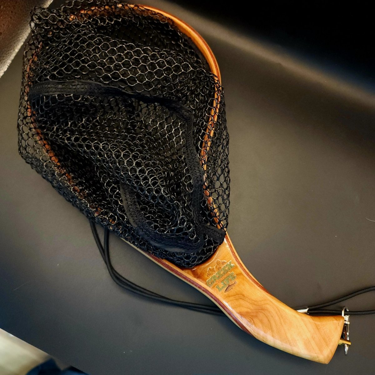 The "Critter Getter" Wood w/ Rubber Landing Net - The Snag Bin