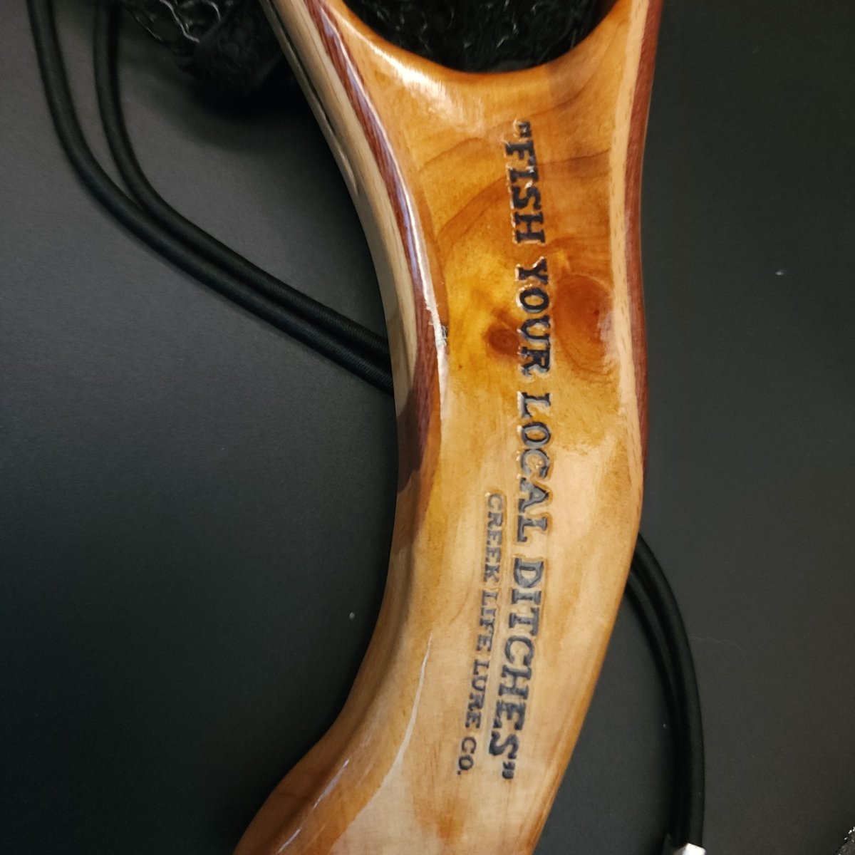The "Critter Getter" Wood w/ Rubber Landing Net - The Snag Bin