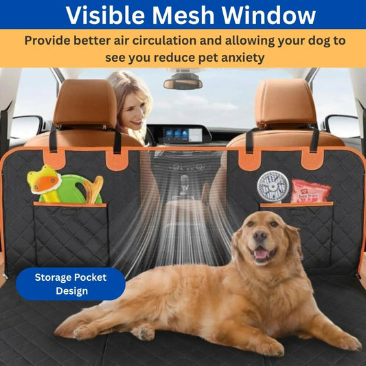 The Miracle Brands – Heavy - Duty Dog Car Seat Cover, 400 lbs Support, Waterproof Hard Bottom - The Snag Bin