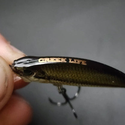 The MOON Shiner – 1.4" Sinking Jerkbait for Creek & River Fishing - The Snag Bin