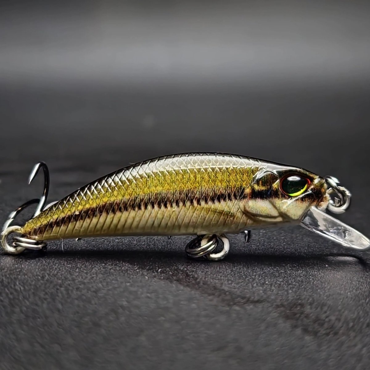 The MOON Shiner – 1.4" Sinking Jerkbait for Creek & River Fishing - The Snag Bin