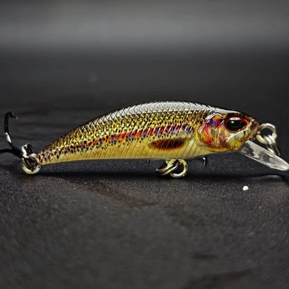 The MOON Shiner – 1.4" Sinking Jerkbait for Creek & River Fishing - The Snag Bin