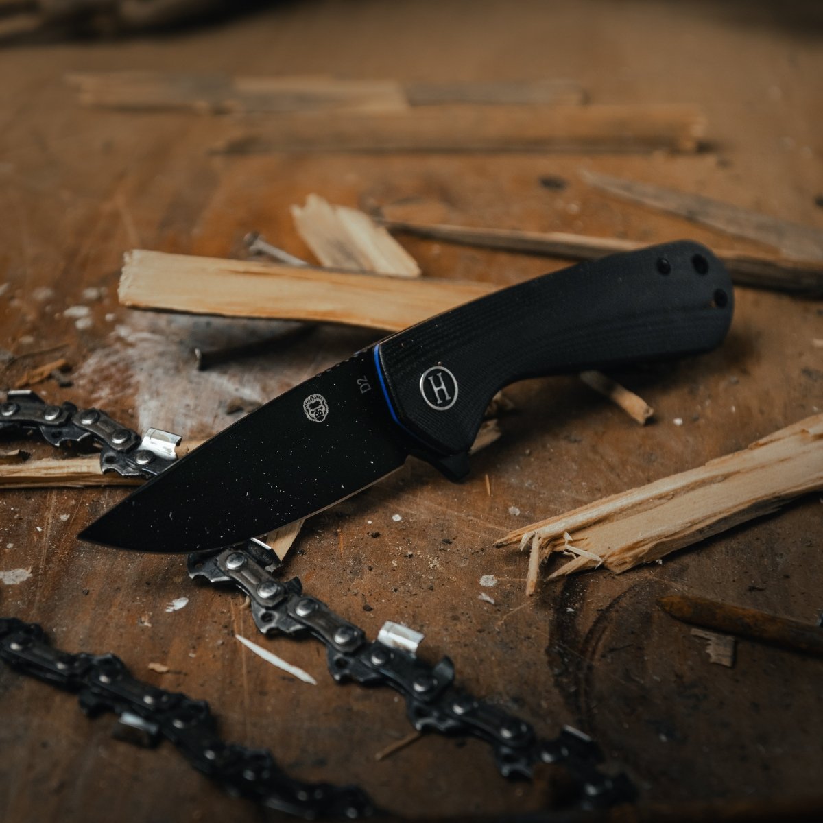 The Peasant Folding Pocket Knife Giftset for Men and Women (Black) - The Snag Bin