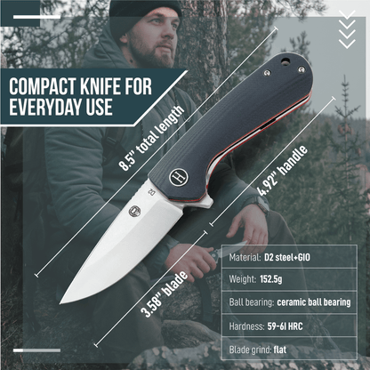 The Peasant Folding Pocket Knife Giftset for Men and Women (Red and Grey) - The Snag Bin