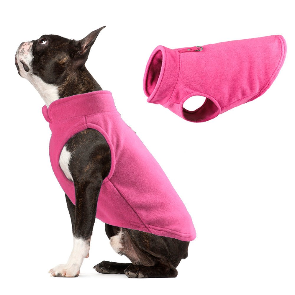 thickened solid color fleece - The Snag Bin