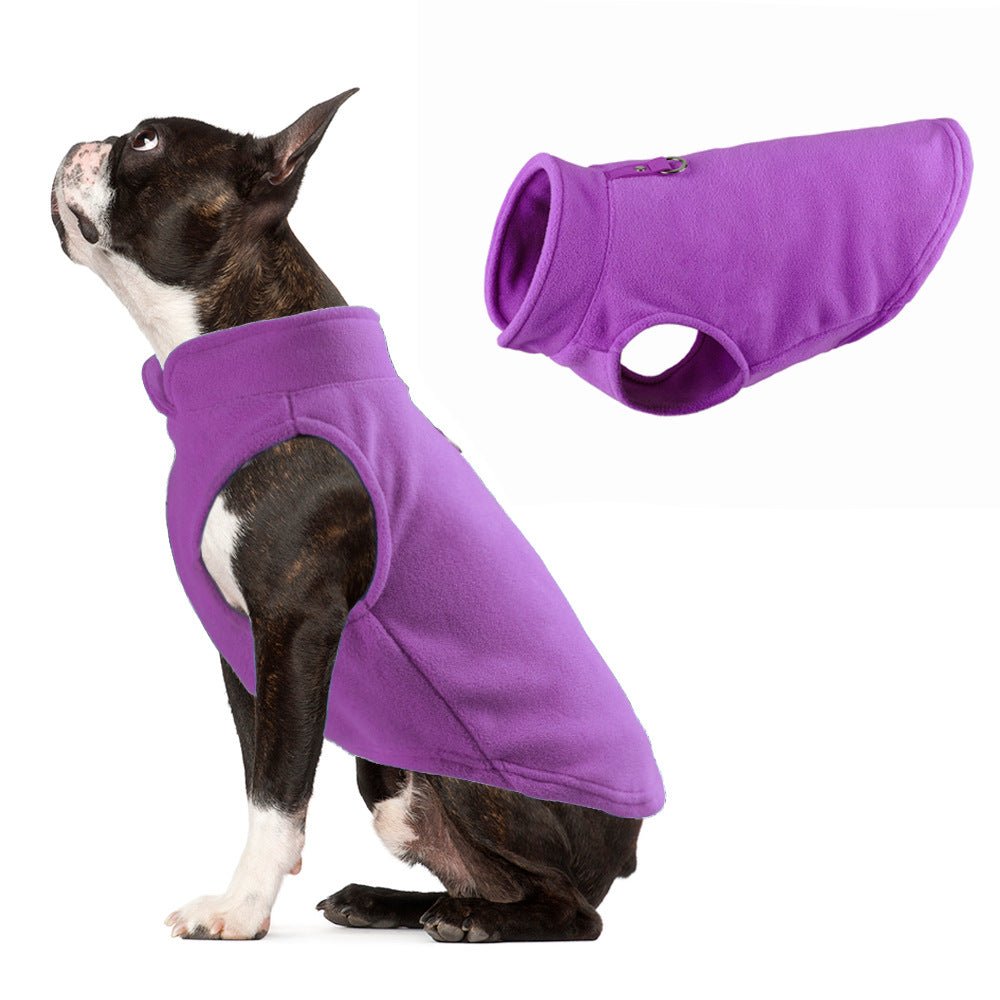 thickened solid color fleece - The Snag Bin