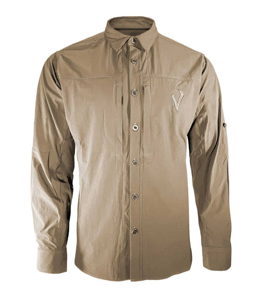 Trophy Tee - Khaki Vycah Button Up Shirt 89.99 The Snag Bin