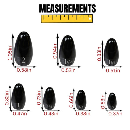 Tungsten Flipping Weights - The Snag Bin