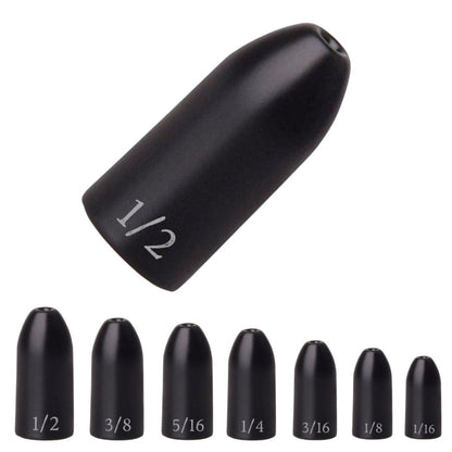 Tungsten Worm Weights / Bullet Shaped Sinkers - The Snag Bin