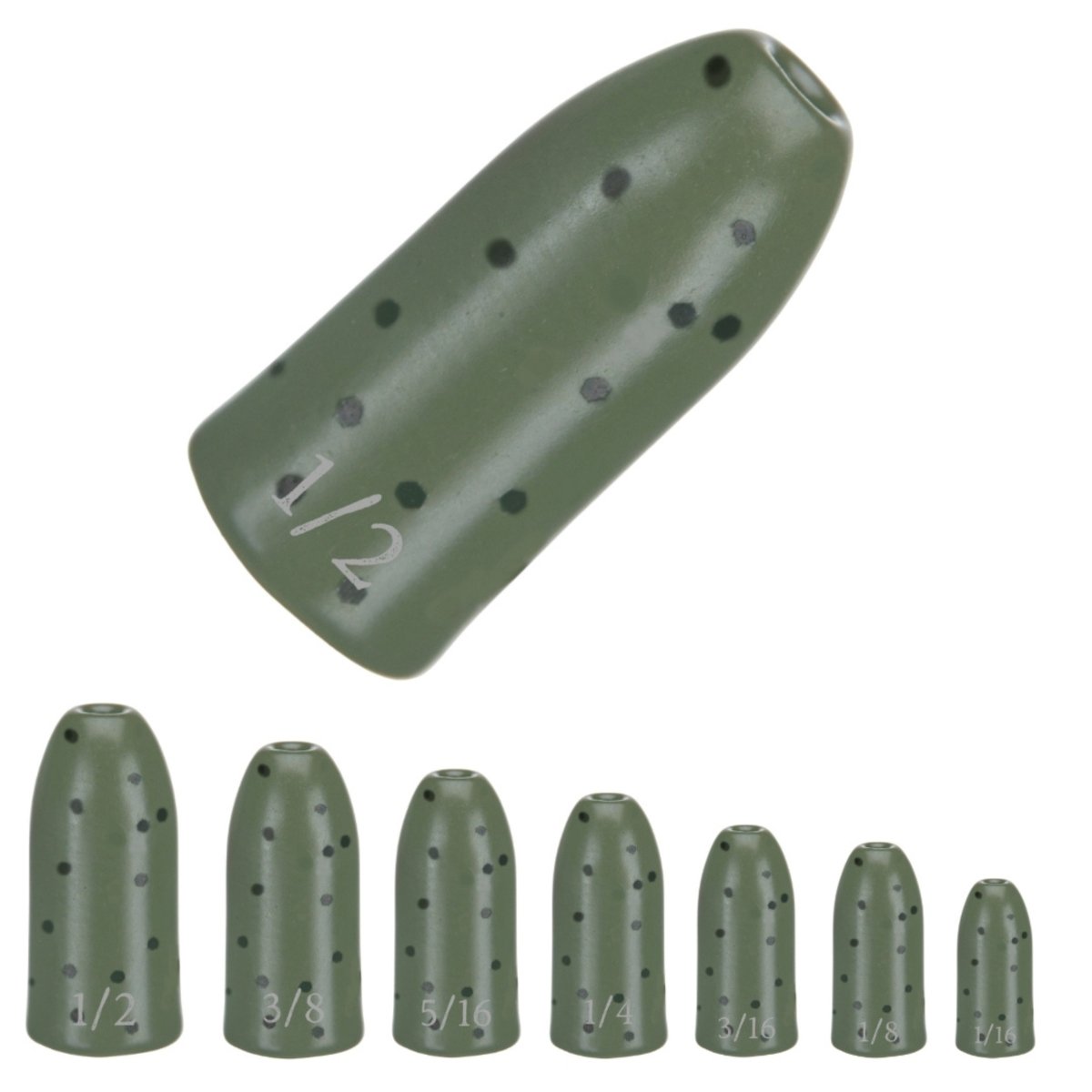 Tungsten Worm Weights / Bullet Shaped Sinkers - The Snag Bin