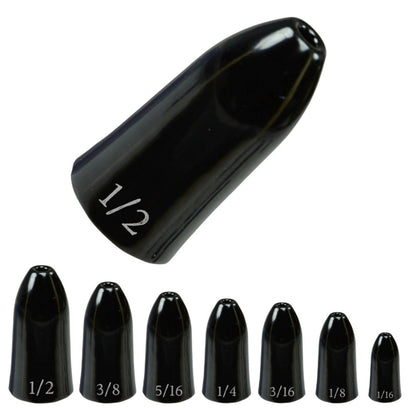 Tungsten Worm Weights / Bullet Shaped Sinkers - The Snag Bin