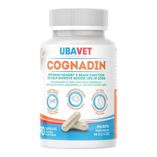 UBAVET Cognadin Memory & Brain Support for Senior Dogs – (90 ct) - The Snag Bin