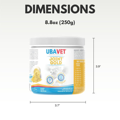 UBAVET Joint Gold Joint Care Powder for Dogs & Cats – 8.8 oz (250g) - The Snag Bin