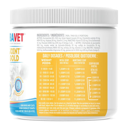 UBAVET Joint Gold Joint Care Powder for Dogs & Cats – 8.8 oz (250g) - The Snag Bin